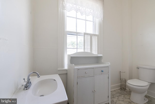 5378 Main St, Stephens City, VA 22655 - bathroom with marble finish floors and vanity