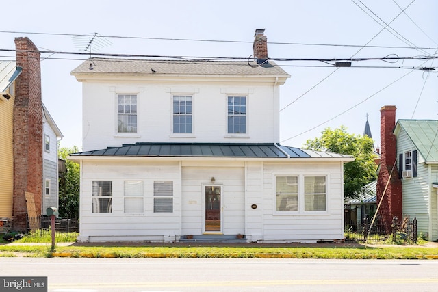 5378 Main St, Stephens City, VA 22655 - view of front of house with a standing seam roof and a metal roof