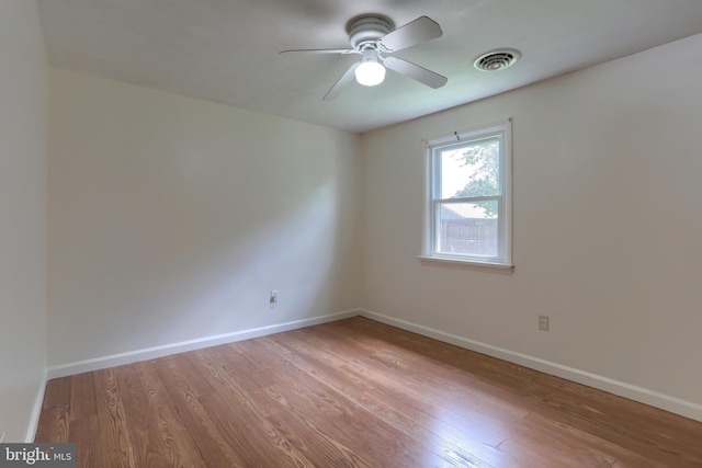 616 S 6th St, Lebanon, PA 17042 - unfurnished room featuring wood finished floors and a ceiling fan