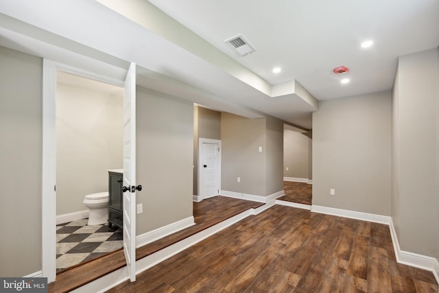 1233 Trinidad Ave NE, Washington, DC 20002 - basement featuring wood finished floors and recessed lighting