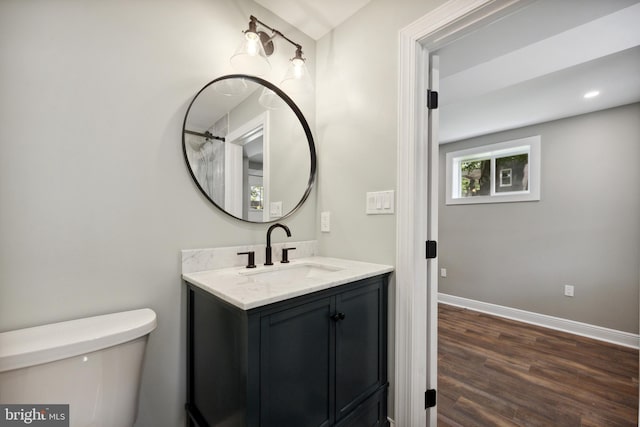 1233 Trinidad Ave NE, Washington, DC 20002 - bathroom featuring vanity and wood finished floors