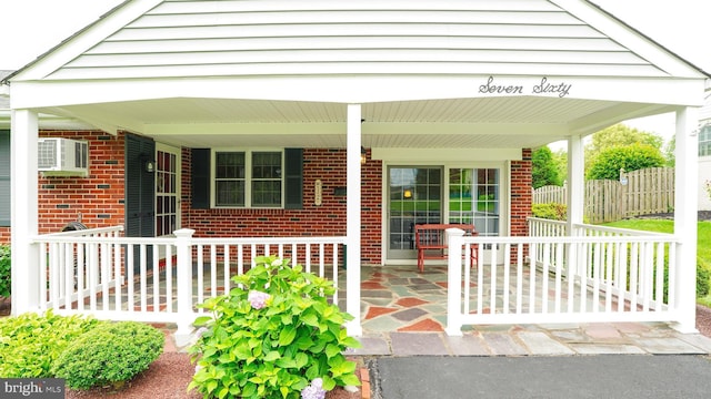 760 Sweetbriar Dr, Warminster, PA 18974 - property entrance with brick siding and covered porch