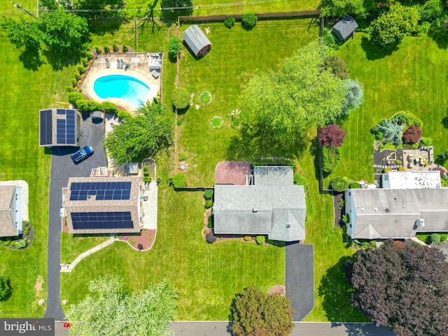 760 Sweetbriar Dr, Warminster, PA 18974 - aerial view of a pool area