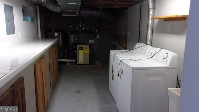 139 N 11th St, Allentown, PA 18102 - washroom featuring washing machine and clothes dryer and electric panel