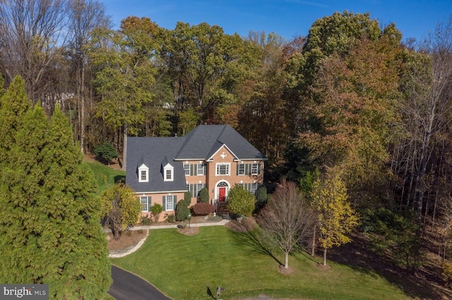 1050 Northfalls Ct, Great Falls, VA 22066 - view of front facade with a front lawn
