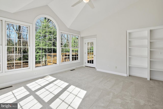 1050 Northfalls Ct, Great Falls, VA 22066 - unfurnished sunroom featuring vaulted ceiling