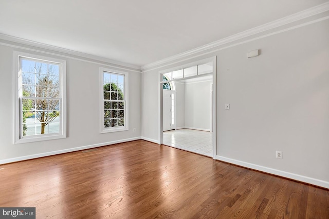 1050 Northfalls Ct, Great Falls, VA 22066 - unfurnished room with crown molding and wood finished floors