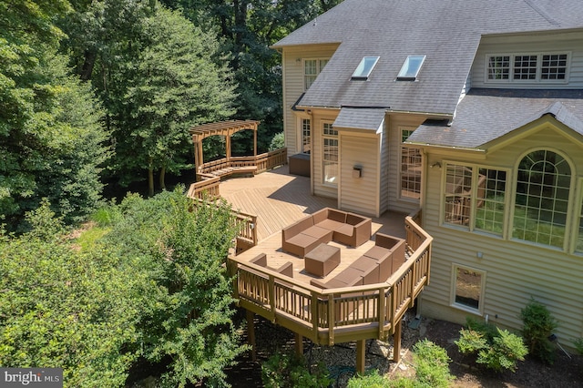 1050 Northfalls Ct, Great Falls, VA 22066 - view of wooden deck