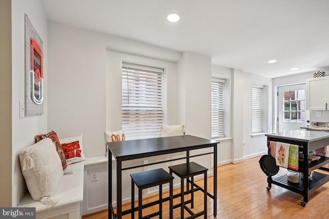 330 W George St, Philadelphia, PA 19123 - dining space featuring recessed lighting and light wood-style flooring