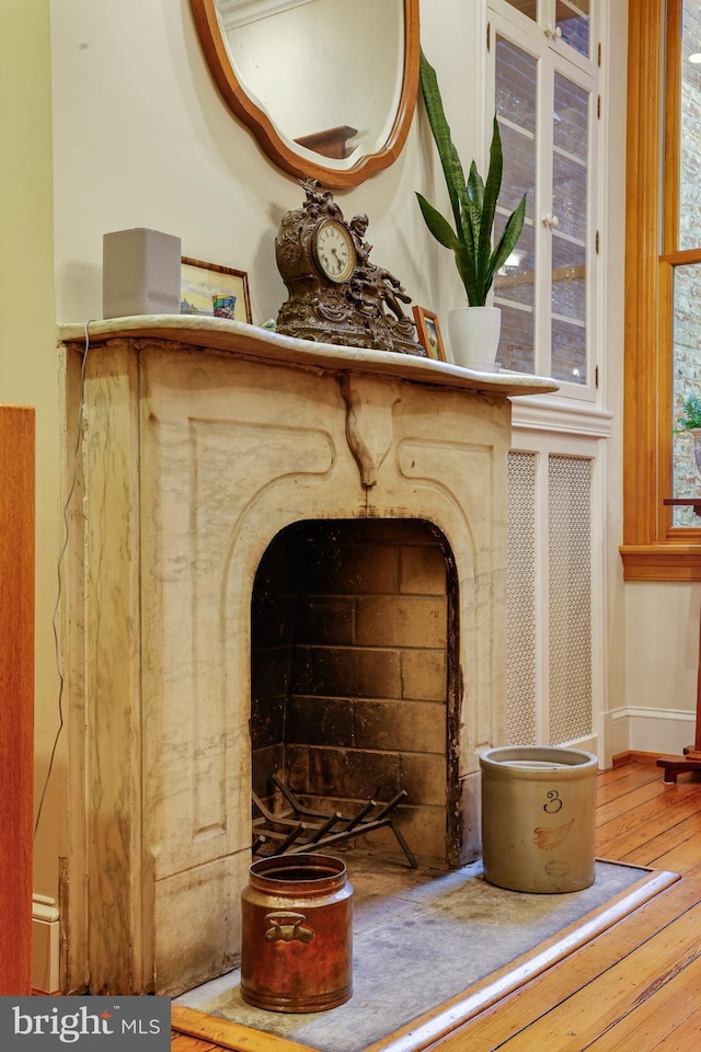 637 Constitution Ave NE, Washington, DC 20002 - detailed view of wood finished floors and baseboards