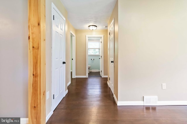 663 Newberry Rd, Middletown, PA 17057 - corridor with dark wood-style flooring and baseboards
