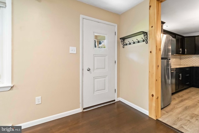 663 Newberry Rd, Middletown, PA 17057 - entryway with wood finished floors and baseboards
