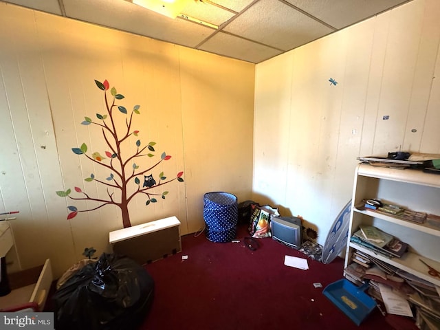 2072 Pickwick St, Philadelphia, PA 19134 - misc room featuring a paneled ceiling