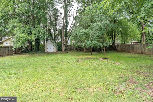 10311 Poe Dr, Manassas, VA 20110 - fenced backyard featuring a storage unit