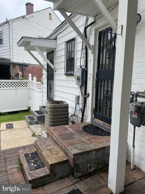 6813 10th Ave, Takoma Park, MD 20912 - entrance to property with a chimney