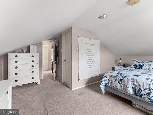 2505 Yellowstone Rd, Cinnaminson, NJ 08077 - bedroom with vaulted ceiling and light carpet