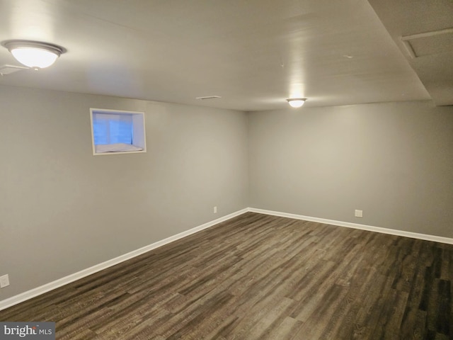 9090 Moonshine Holw Unit C, Laurel, MD 20723 - finished below grade area featuring dark wood-style floors and baseboards