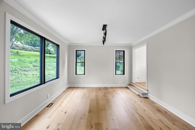 9 W Shore Ct, Landenberg, PA 19350 - unfurnished room with light wood-style flooring and crown molding