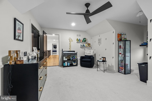 9 W Shore Ct, Landenberg, PA 19350 - sitting room featuring ceiling fan and light carpet
