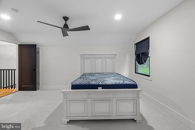 9 W Shore Ct, Landenberg, PA 19350 - bedroom featuring lofted ceiling, carpet floors, and a ceiling fan