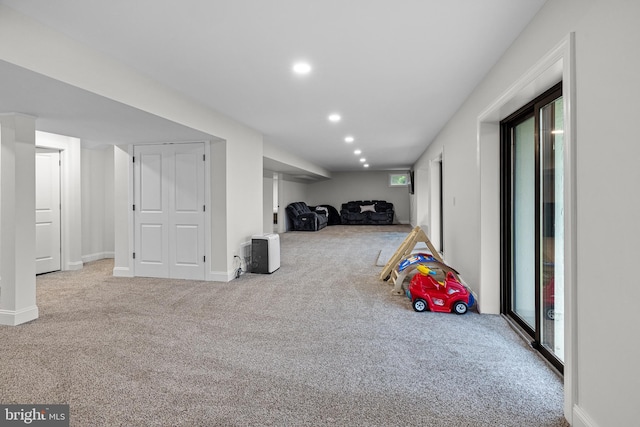 9 W Shore Ct, Landenberg, PA 19350 - playroom with carpet floors, healthy amount of natural light, and recessed lighting