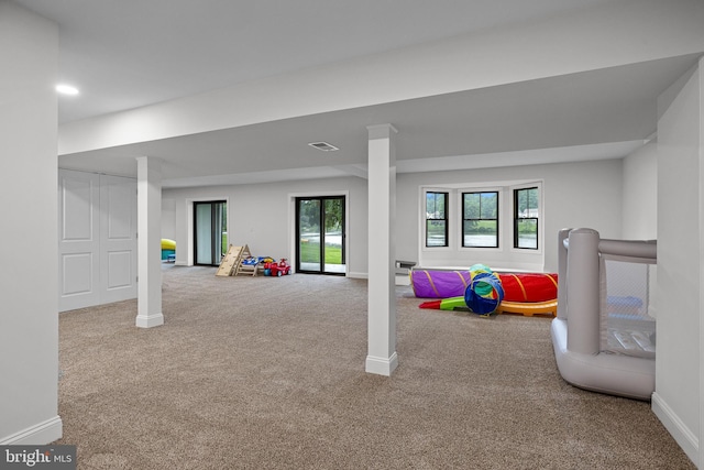 9 W Shore Ct, Landenberg, PA 19350 - below grade area featuring carpet floors