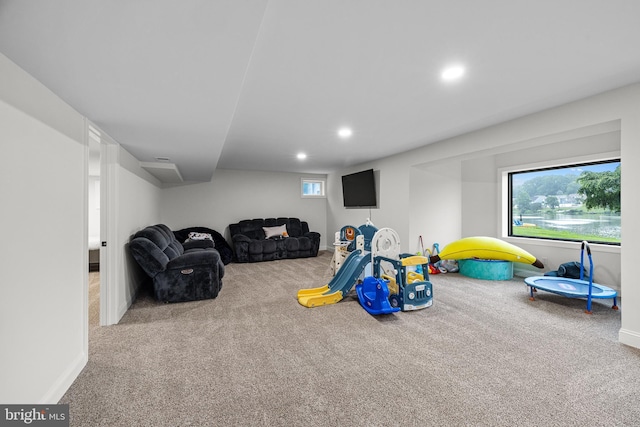 9 W Shore Ct, Landenberg, PA 19350 - playroom featuring carpet floors and recessed lighting