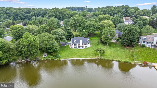 9 W Shore Ct, Landenberg, PA 19350 - aerial view of property's location with a large body of water