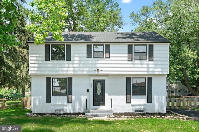 201 E Franklin Ave, Edgewater Park, NJ 08010 - colonial inspired home featuring brick siding