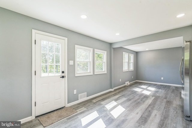 17 Sportsmans Rd, Carneys Point, NJ 08069 - foyer with wood finished floors and recessed lighting
