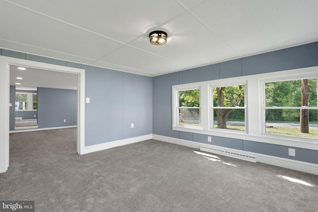 17 Sportsmans Rd, Carneys Point, NJ 08069 - carpeted empty room with baseboards and baseboard heating