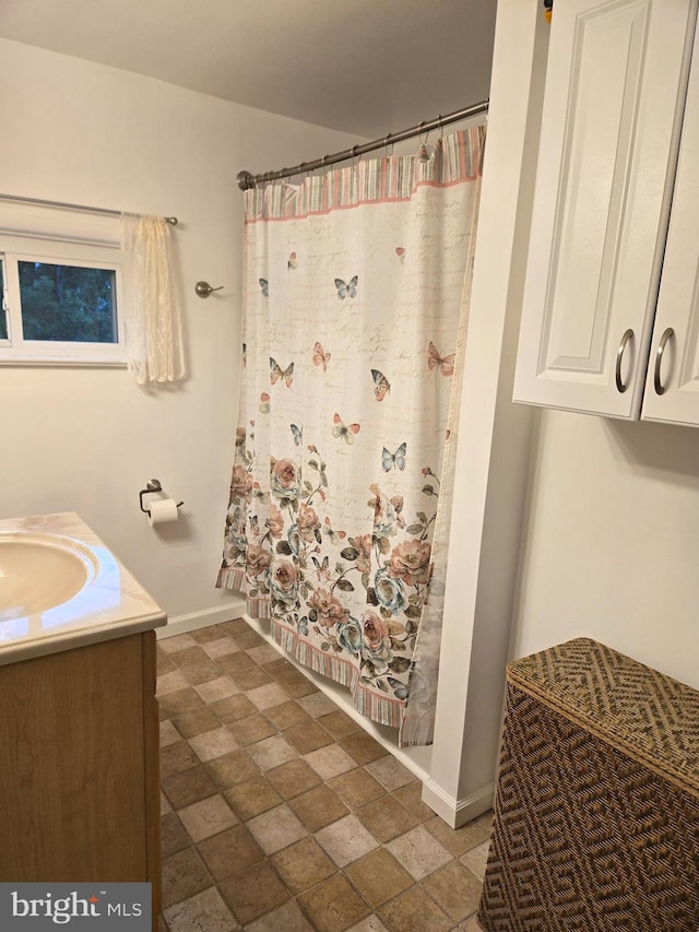 235 S Main St, Quakertown, PA 18951 - full bathroom with vanity and a shower with shower curtain