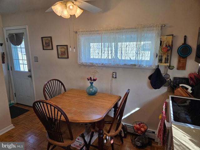 235 S Main St, Quakertown, PA 18951 - dining space featuring ceiling fan