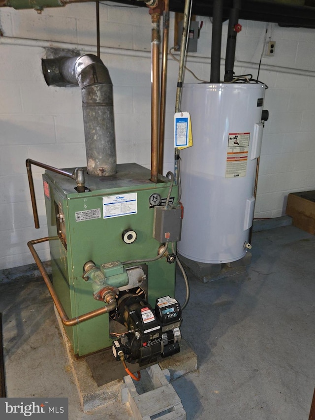 235 S Main St, Quakertown, PA 18951 - utilities with electric water heater and a heating unit