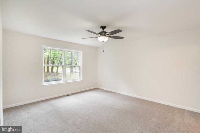 114 Dragoon Dr, Montross, VA 22520 - spare room with carpet and a ceiling fan