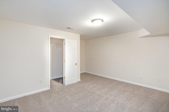 114 Dragoon Dr, Montross, VA 22520 - unfurnished bedroom featuring carpet flooring, a spacious closet, and a closet