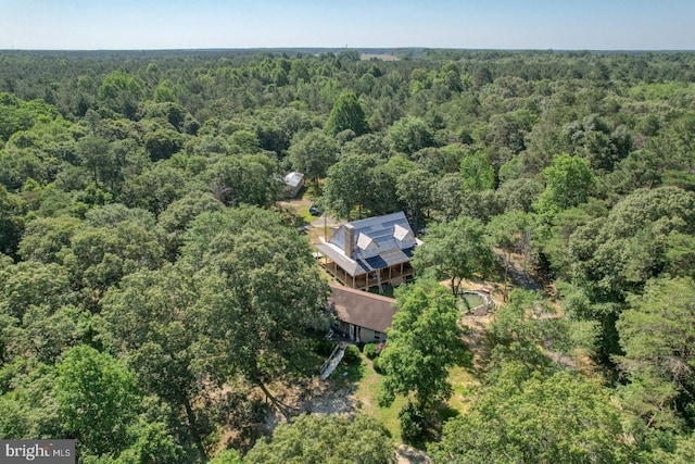 25036 Becks Ln, Georgetown, DE 19947 - aerial view of property and surrounding area with a heavily wooded area