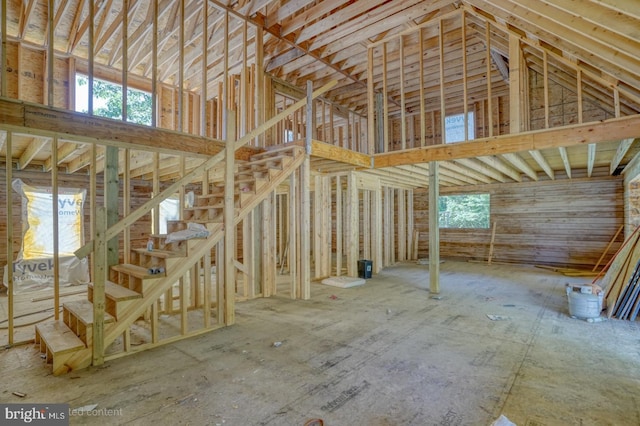 25036 Becks Ln, Georgetown, DE 19947 - misc room with lofted ceiling