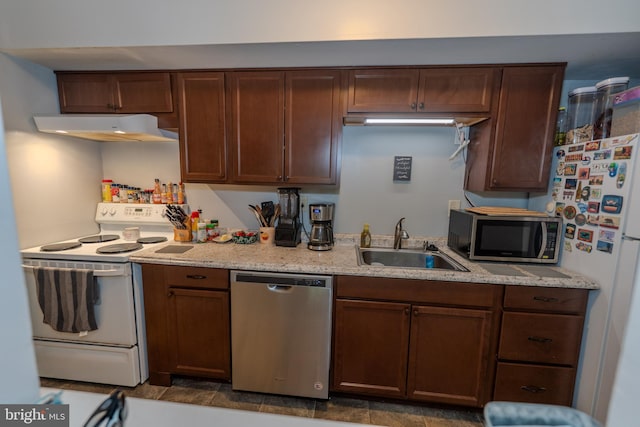 236 Jan Dr, Harleysville, PA 19438 - kitchen featuring stainless steel appliances, extractor fan, and light stone countertops