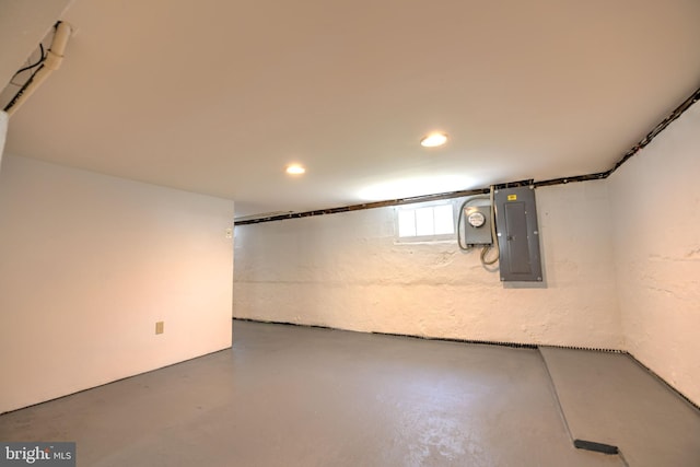 5417 Wasena Ave, Baltimore, MD 21225 - basement featuring electric panel and recessed lighting