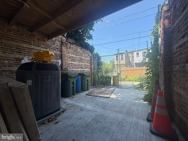 2424 Greenmount Ave, Baltimore, MD 21218 - view of patio featuring a gate