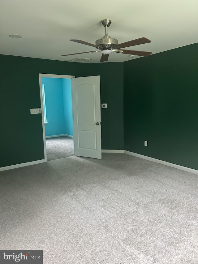 655 Morris Ave, Newfield, NJ 08344 - spare room with a ceiling fan and carpet flooring