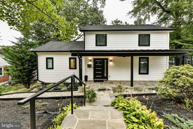 2432 S Culpeper St, Arlington, VA 22206 - view of front facade featuring roof with shingles