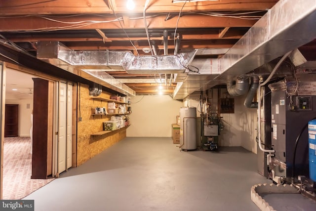 160 Fox Rd, Palmyra, PA 17078 - unfinished below grade area featuring water heater
