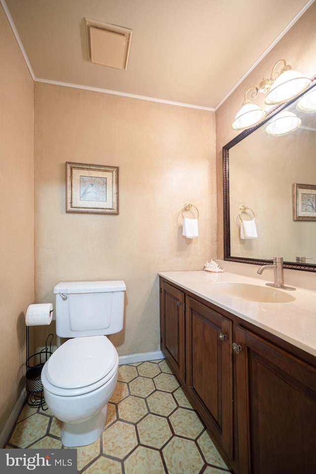 507 Foxwood Ln Unit 507, Paoli, PA 19301 - bathroom featuring ornamental molding and vanity