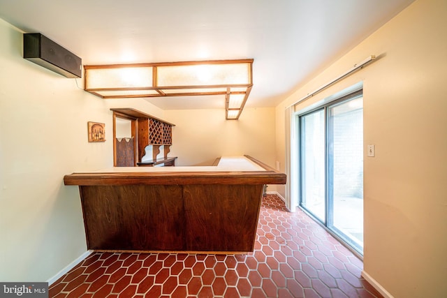 507 Foxwood Ln Unit 507, Paoli, PA 19301 - indoor bar featuring a wall mounted air conditioner and tile patterned flooring