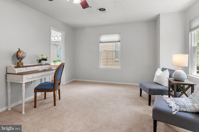 2508 Smoketree Ln, Crofton, MD 21114 - office space featuring carpet and a ceiling fan