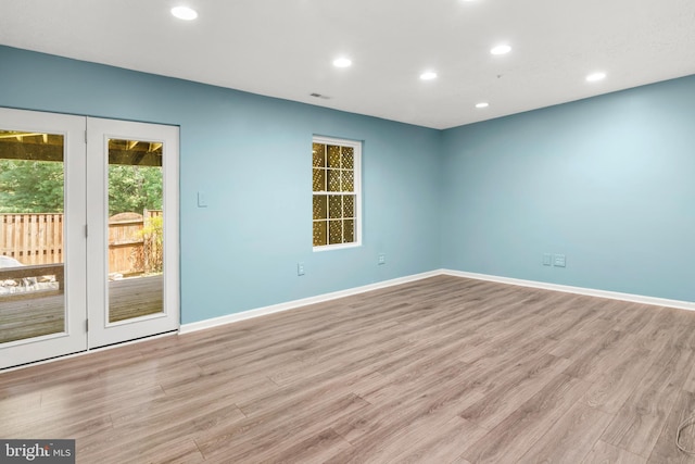 2508 Smoketree Ln, Crofton, MD 21114 - unfurnished room featuring wood finished floors and recessed lighting