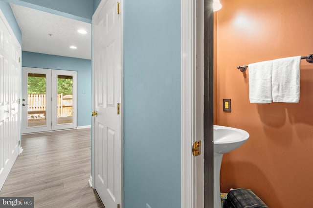 2508 Smoketree Ln, Crofton, MD 21114 - hall with wood finished floors and recessed lighting