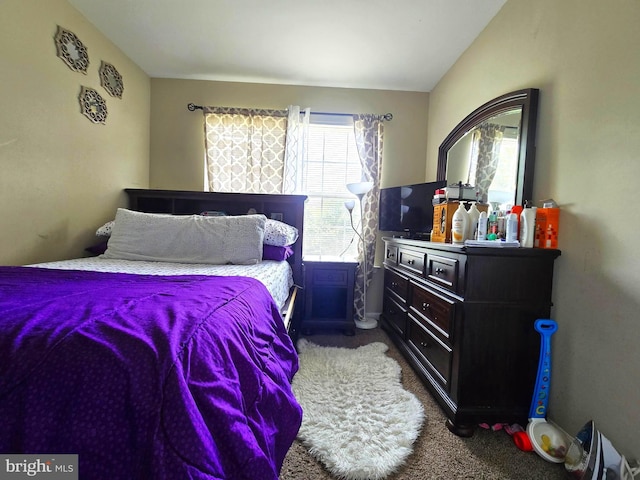 476 W Harvest Ln, Middletown, DE 19709 - bedroom featuring carpet and vaulted ceiling
